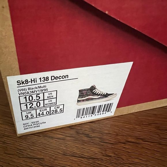 Vans Sk8 Hi Deacon 138 Mens 10.5 - Picture 3 of 15